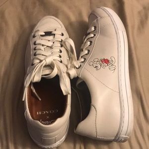 Coach Disney shoes. Slightly worn.